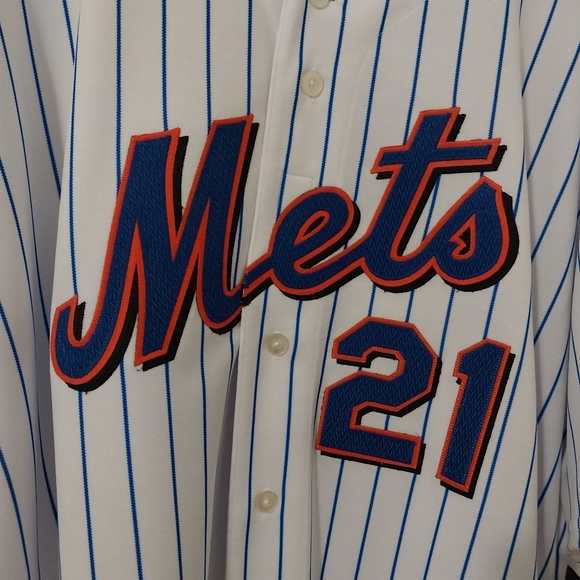 Majestic Authentic Ny Mets Carlos Delgado Home Jersey Size 58 - Picture 10 of 10